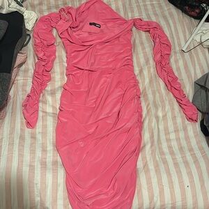 Hot pink Women’s Midi Dress
